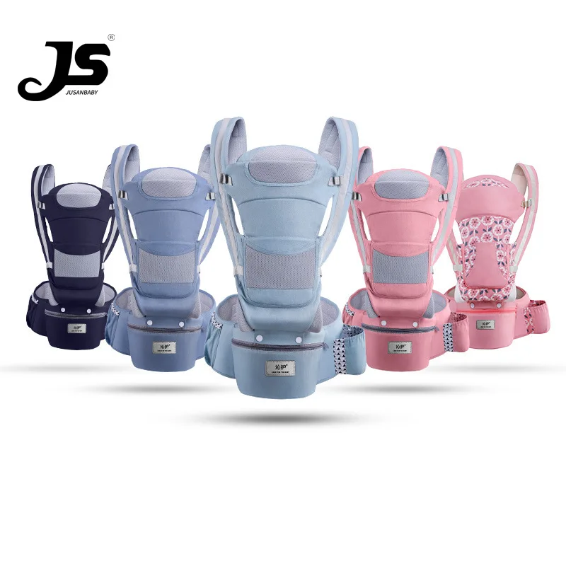 

Jusanbaby Mommy and baby strap Baby sling baby waist stool horizontal front holding type multifunctional back holding baby sling