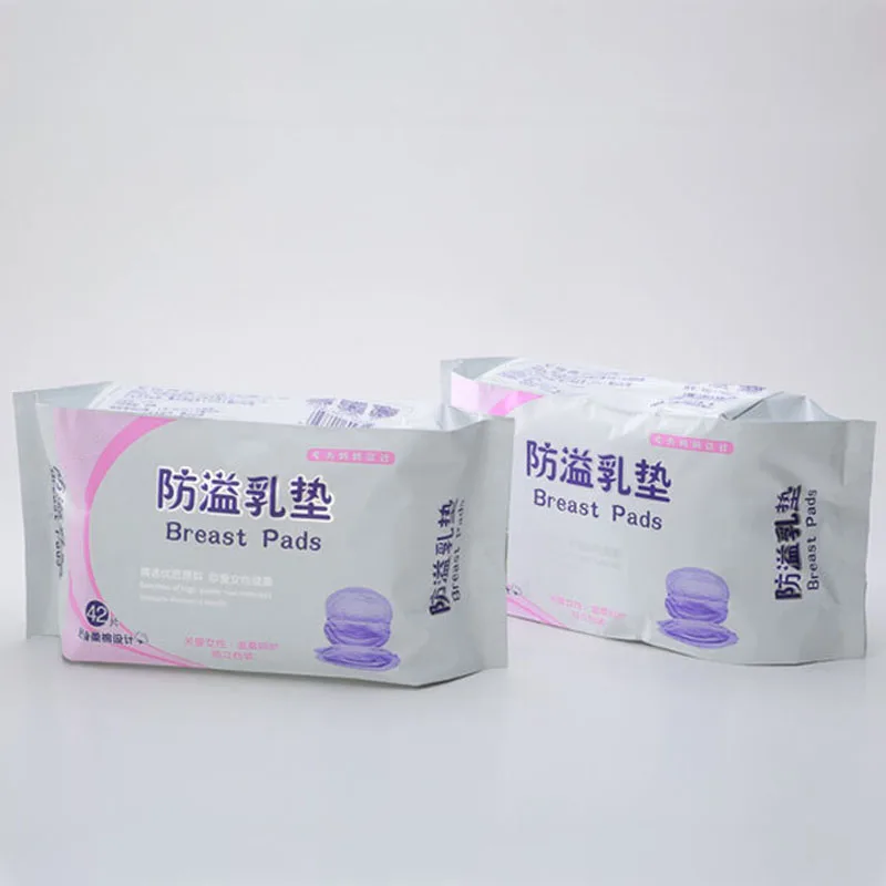 Almohadillas desechables suaves para lactancia materna, paquete de 42 unids/paquete de telas no tejidas, almohadillas de lactancia de maternidad, almohadillas s&oacute;lidas para lactancia-3