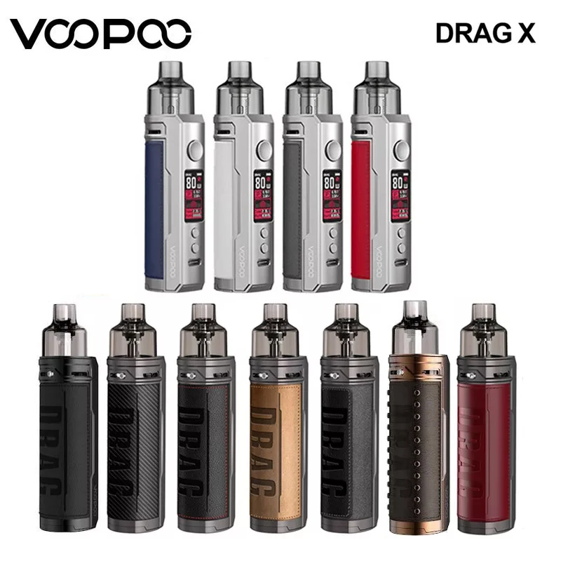 Оригинальный VOOPOO Drag X Mod Pod Kit 80 Вт 4 5 мл PnP Tank GENE.TT чип электронная сигарета