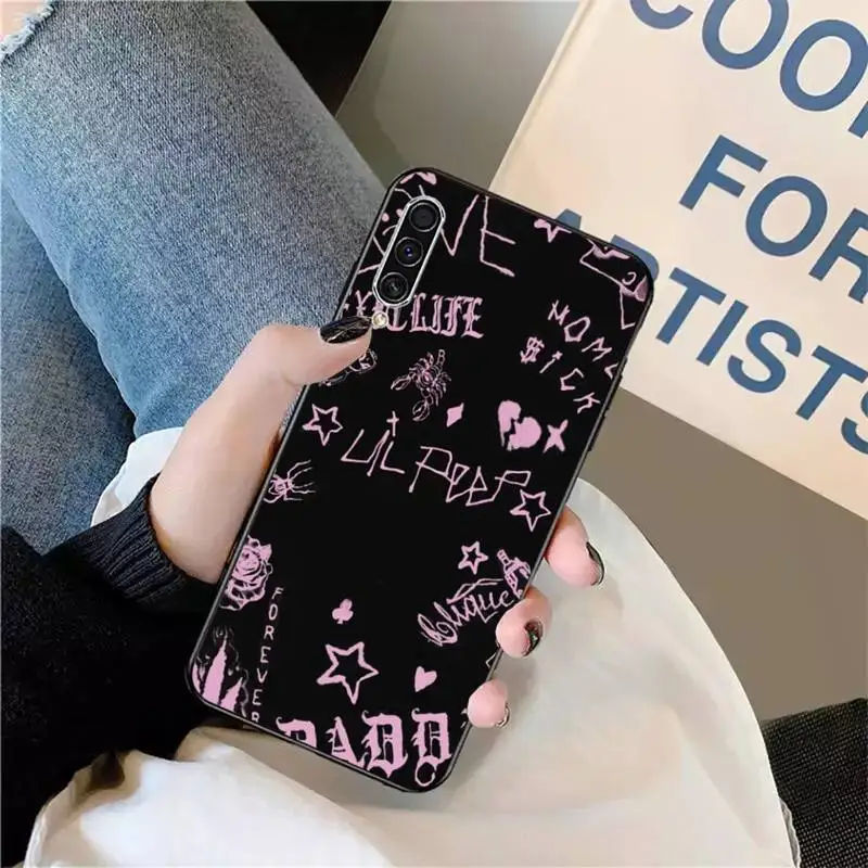 

Lil Peep Famous rapper singer Phone Case For Samsung galaxy S 9 10 20 A 10 21 30 31 40 50 51 71 s note 20 j 4 2018 plus