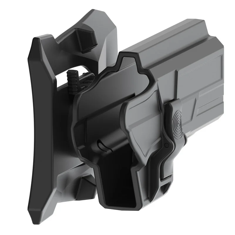 

Polymer Tactical Holster Glock 17 Glock22 Glock31 Gen 1-5 Index-finger Release Black Pistol Holster