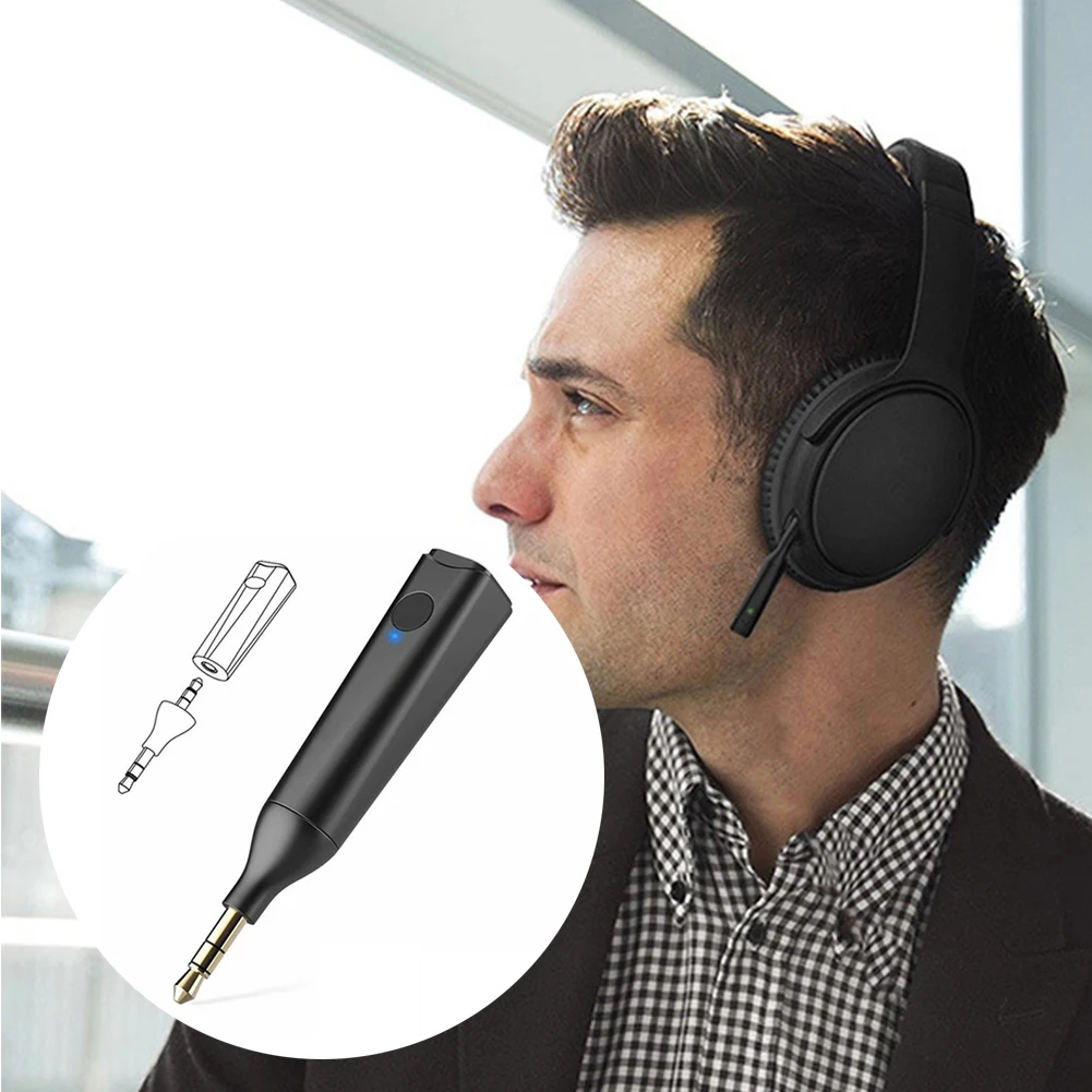 Автомобильный музыкальный передатчик bluetooth-ресивер портативный аудио разъем Aux 5