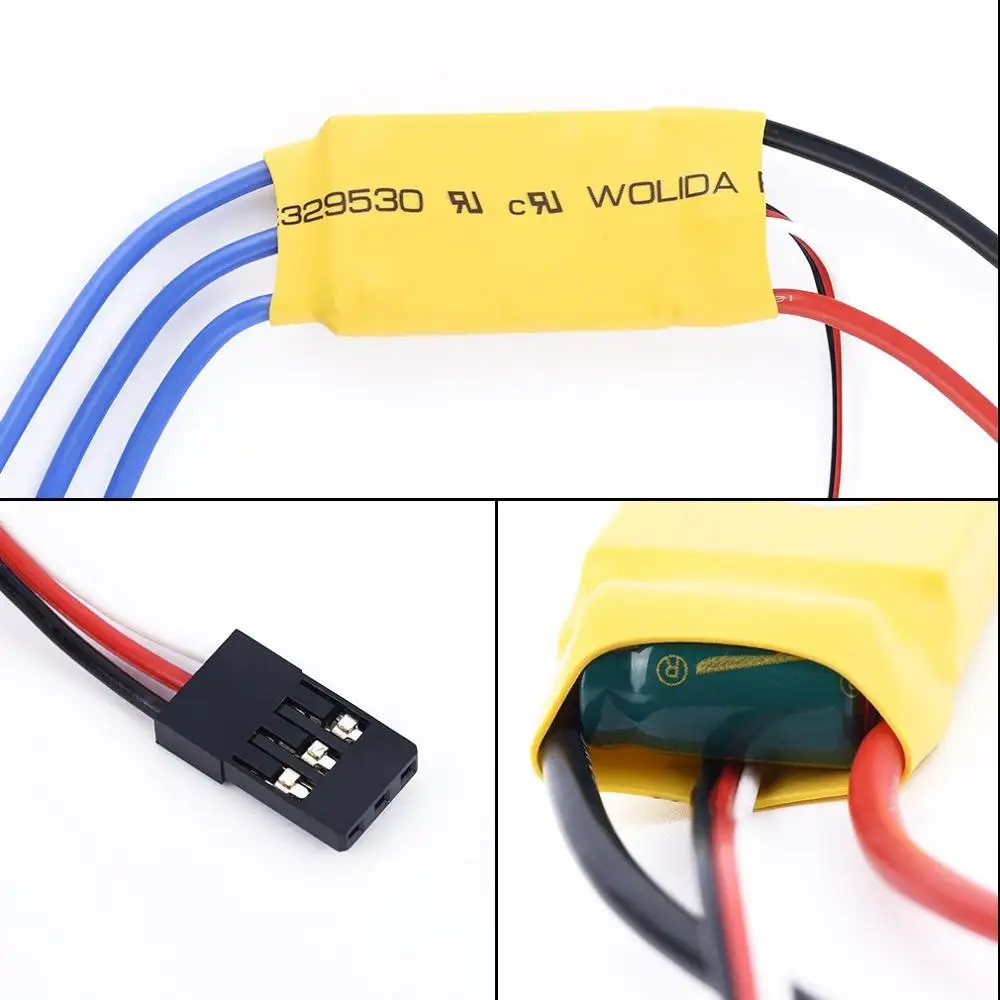 4 шт./лот XXD HW 30A/40A ESC бесщеточный контроллер скорости двигателя RC BEC T rex Вертолет