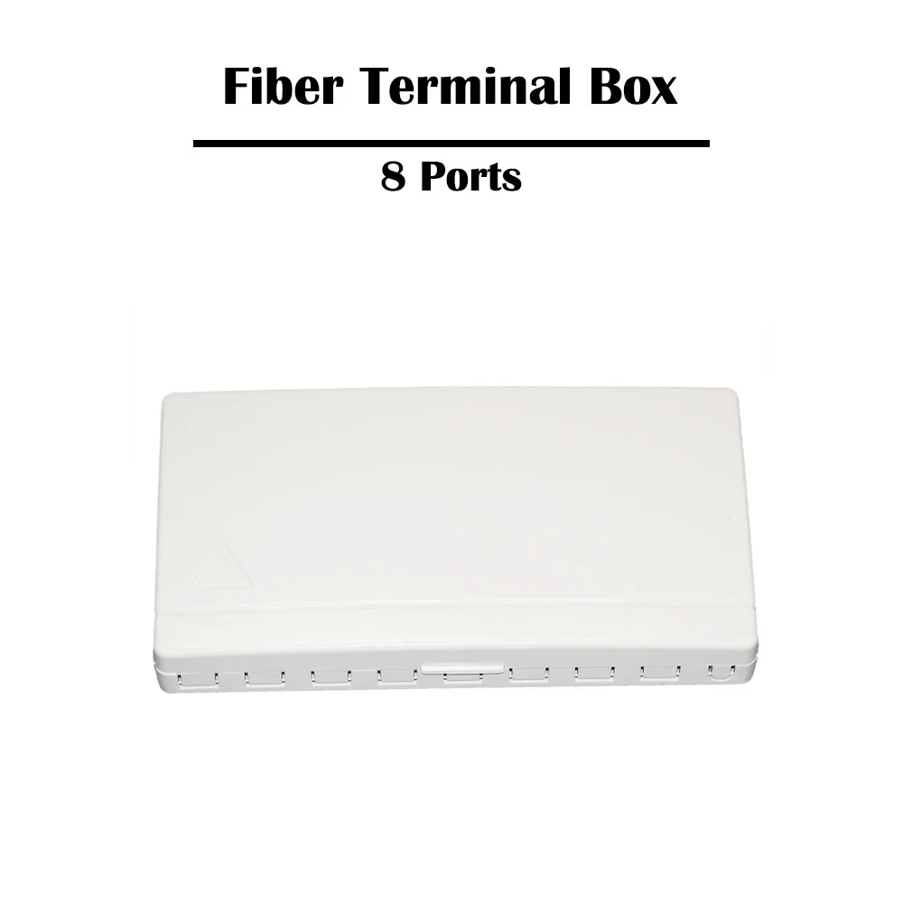 

8 Ports Fiber Optic Terminal Surface Box Cassette FTTH Networking Protection Distribution Fiber Adapter Pigtail
