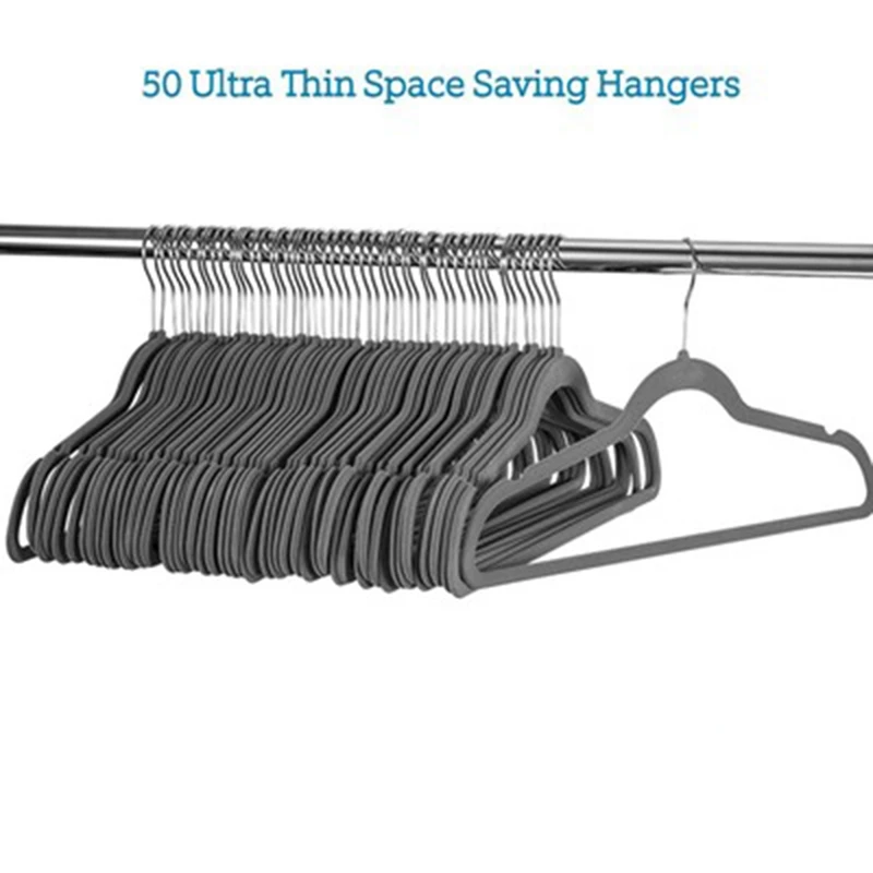 

20Pack Non-Slip Velvet Adult Hangers Clothes Hanger Clothes Hook Drying Rack Hanging Towel Display Hanger
