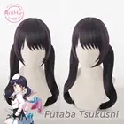 AniHutFutaba Tsukushi Wig BanG Dream! Morfonica косплей парик синтетические женские волосы темно-фиолетового цвета бандори Косплей Futaba Tsukushi