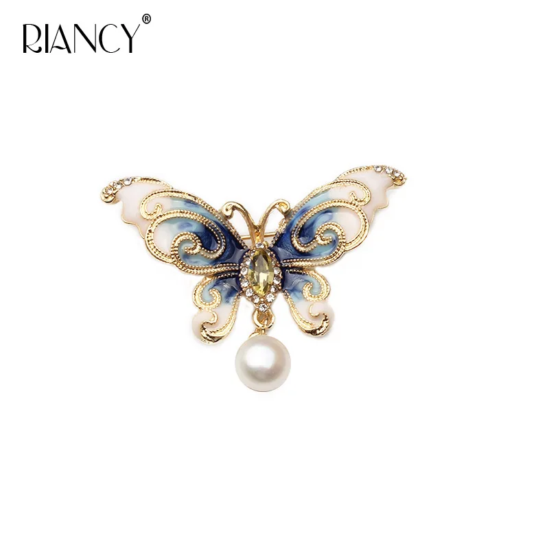 Модная женская брошка из натурального пресноводного жемчуга аксессуары заколка