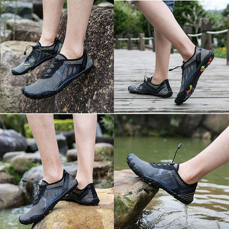 Кеды JACKSHIBO мужские для плавания пляжные кроссовки воды дышащие Спортивных