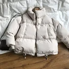 Женская Стеганая куртка, Повседневная теплая парка с подкладкой, 2019, зимняя, размера плюс