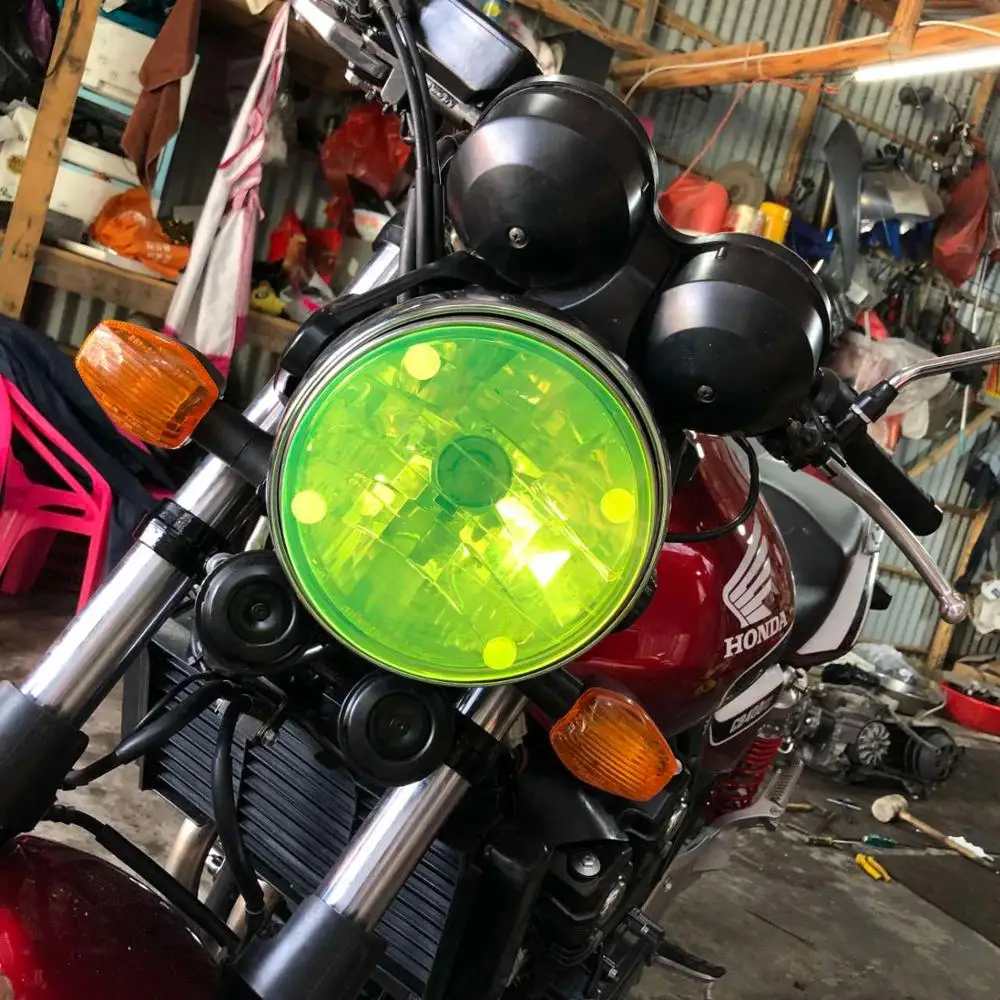 

Motorcycle Screen Lens Guard For KAWASAKI VULCAN 1700 NOMAD VAQUERO 2009-2017 Headlight Protector Cover Shield VULCAN1700