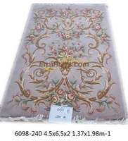 Baroque soft clothing Obson handmade carpet antique French high density Rococo fabric in Renaissance