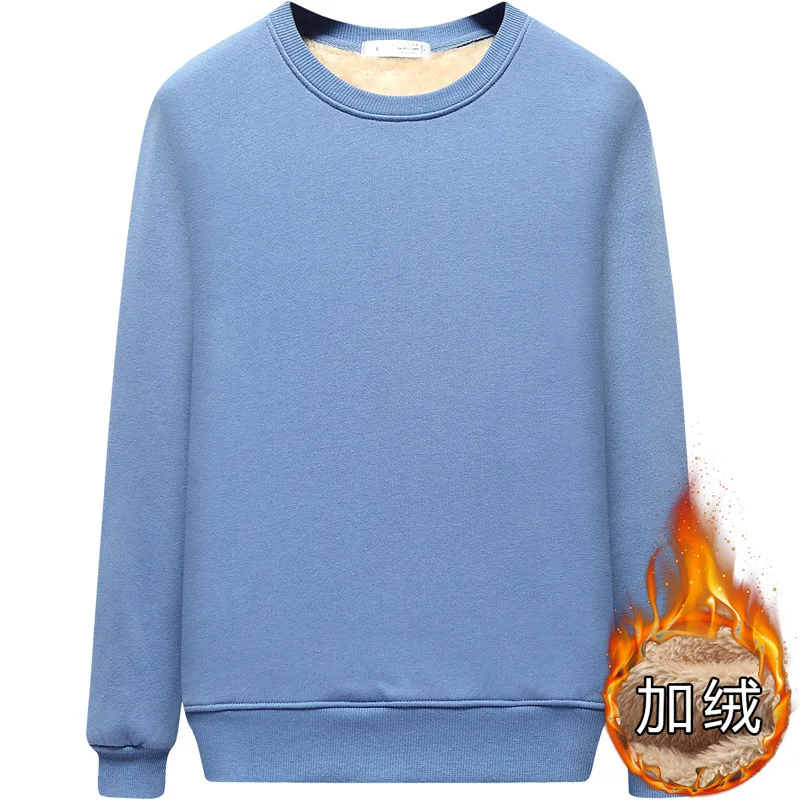

Velvet Thick Thermal Underwear For Men Woman Loosesize 5xl Casual Sports Autumn Winter Hoodie solid Base Warm Winter Clothing