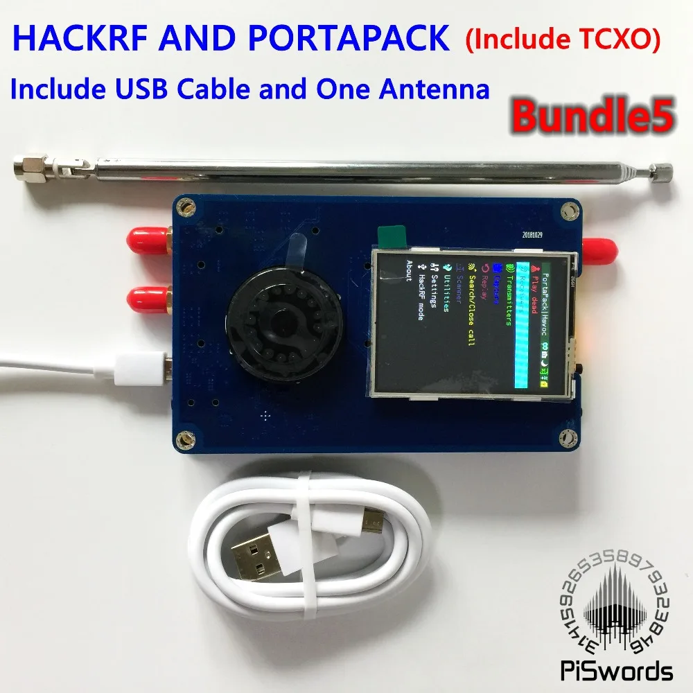 HackRF один SDR программное обеспечение определяется Радио 1 МГц до 6 ГГц Материнская плата макетная плата комплект с portapack хаос fm фильтр антенна