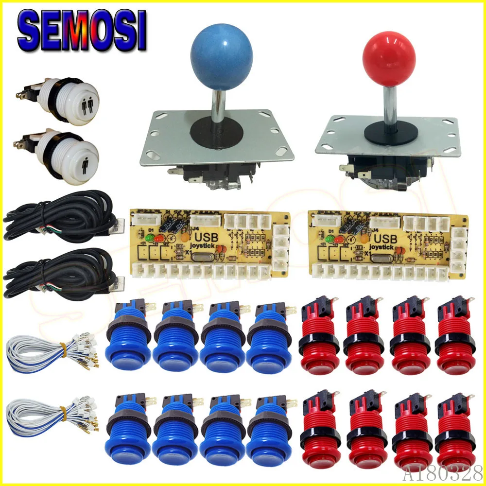 Аркадная кнопка в американском стиле набор джойстиков сделай сам для аркадной