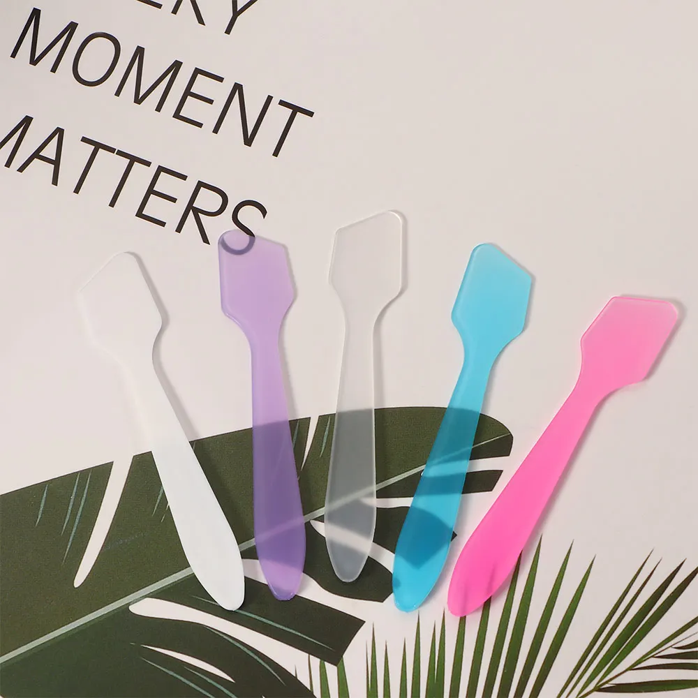 20PCS/LOT DIY New 5 Color Plastic Facial Face Mask Stick Cream Mixing Spatulas Spoon Makeup Cosmetic Make Up Tools |