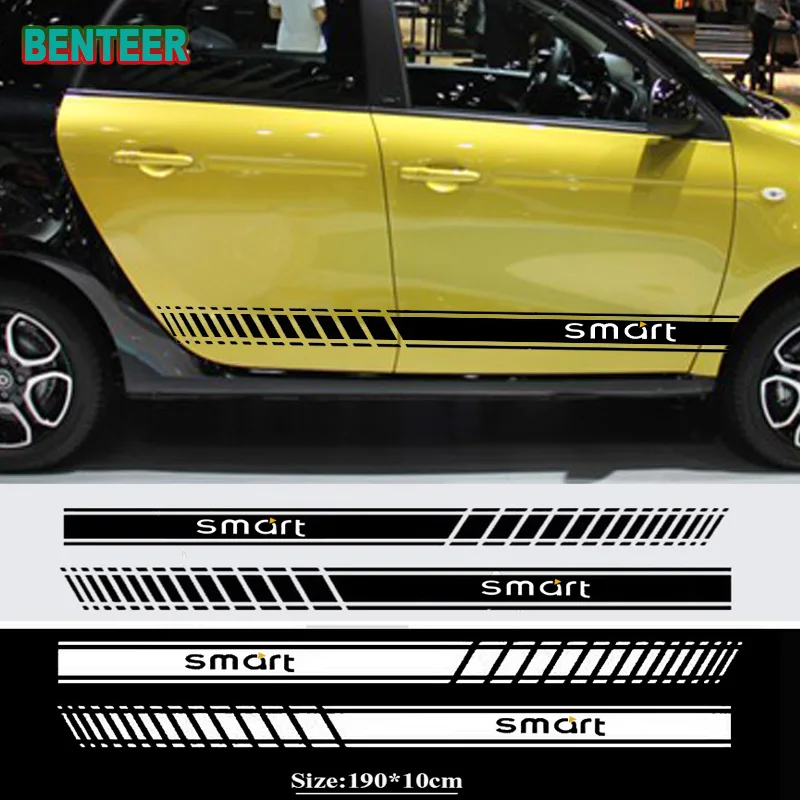 

2pcs car body sticker For Mercedes Benz Smart Forfour