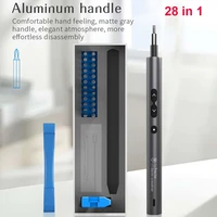 28 59pcs In1 Portable Electric Screwdriver Kit USB Rechargeable Precision Cordless Screw Driver Set cell phone Repair Tool