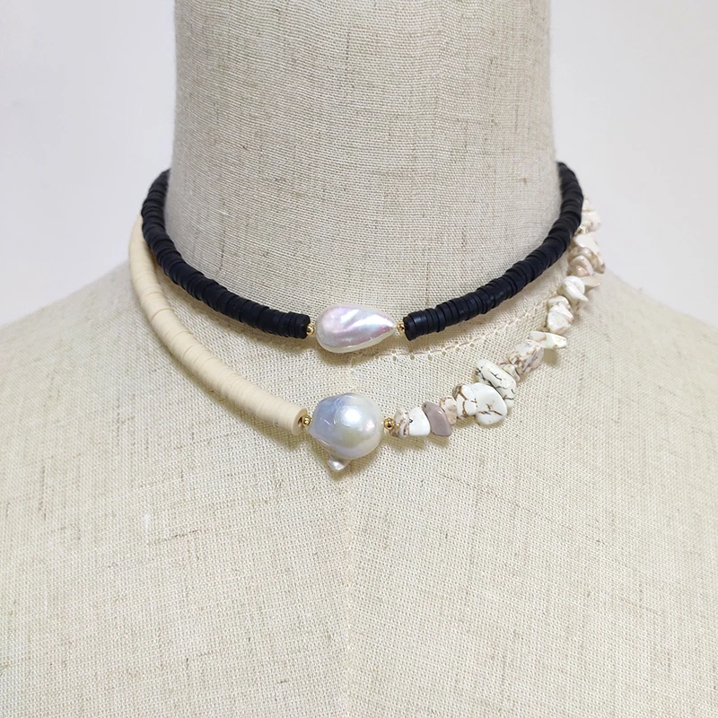 Креативные строчки в стиле барокко жемчужное ожерелье ручной работы богемном