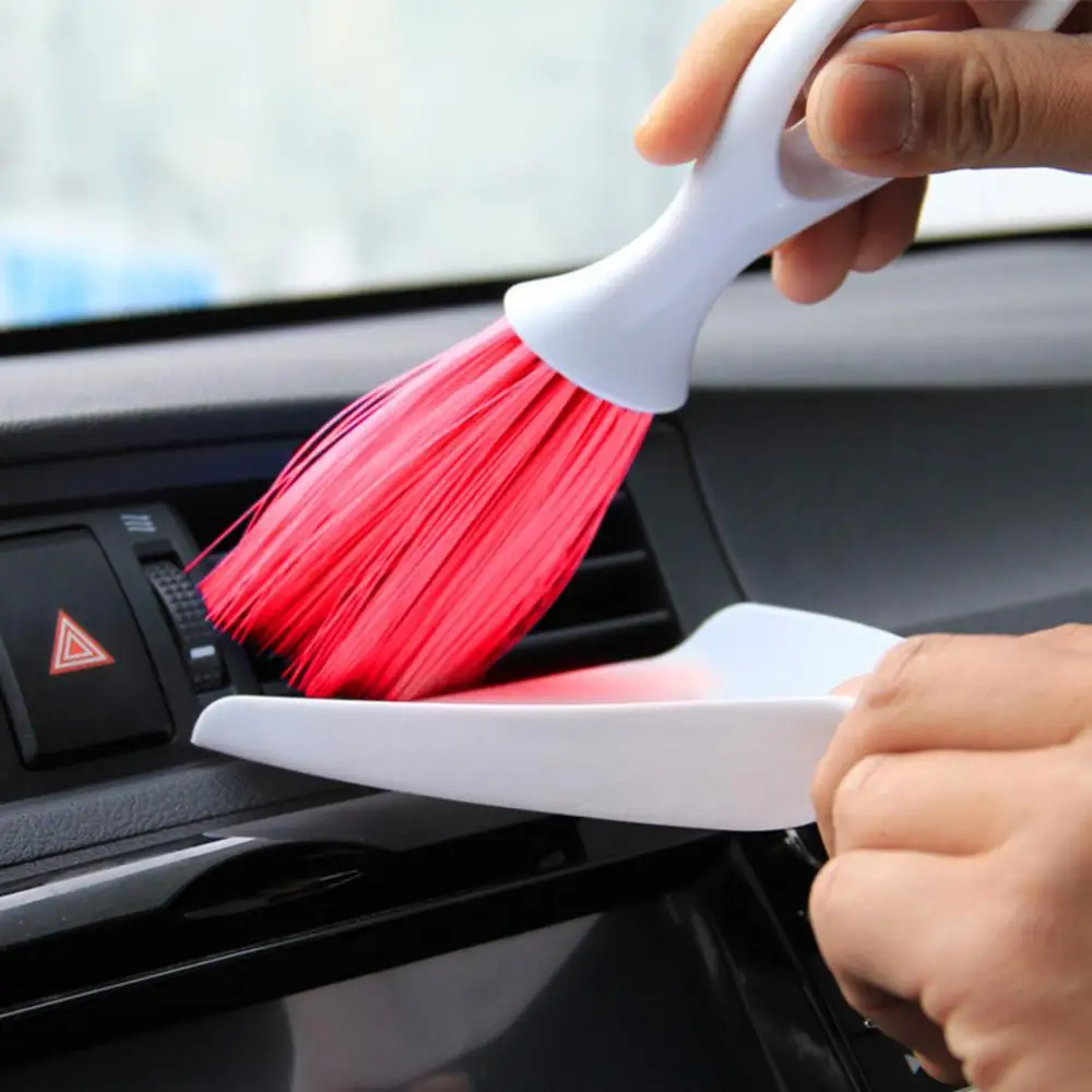 

45% Hot Sales!! Car Air Vent Outlet Panel Dashboard Dust Brush with Dustpan Cleaning Tools Kit