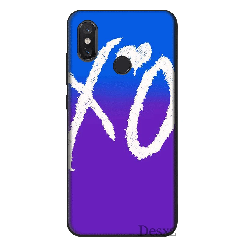 2020 Новый чехол для телефона мягкий черный ТПУ Xiaomi Redmi Note 8T Pro 7 5 6 4 4X 5A Weeknd xo |