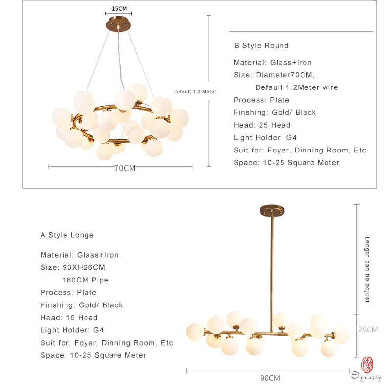 Художественная декоративная светодиодная Подвесная лампа с пузырьками