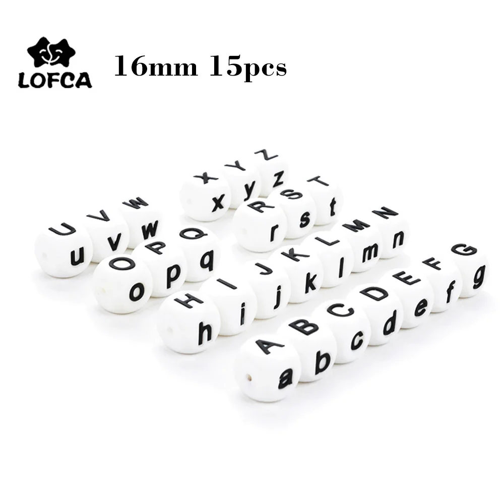 

LOFCA 15 шт., силиконовый Прорезыватель для зубов, 16 мм