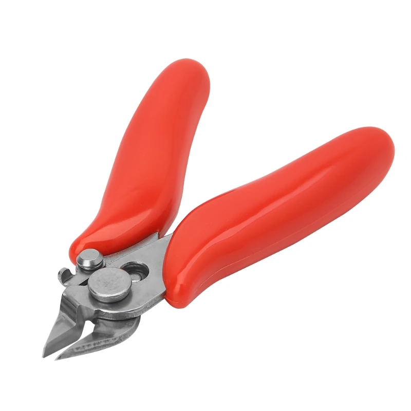 

Diagonal Pliers 3.5 Inch Mini Wire Cutter Small Soft Cutting Electronic Pliers Wires Insulating Rubber Handle Model Pliers