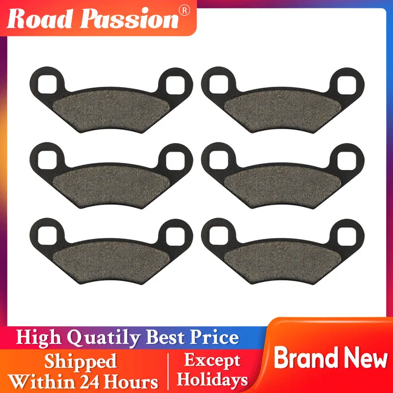 Road Passion Motorcycle Front Brake Pads For POLARIS 300 Hawkeye 300 Sportsman 500 Outlaw 500 Predator TLD 500 Sportsman FA159