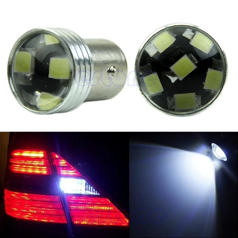 Автомобильный Стайлинг 12 в пост. Тока 1156 P21W 6 2835 SMD Белый светодиодный проектор