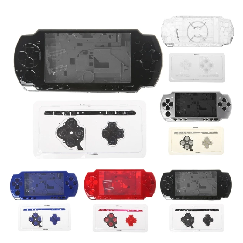 Чехол для корпуса с набором кнопок консоли So ny PSP2000 PSP2006 psp3000. Прямая