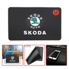 ПВХ термостойкий силиконовый коврик, 1 шт., нескользящий коврик для приборной панели автомобиля Skoda Rapid Fabia Superb Kamiq Octavia Kodiaq Karoq Scala