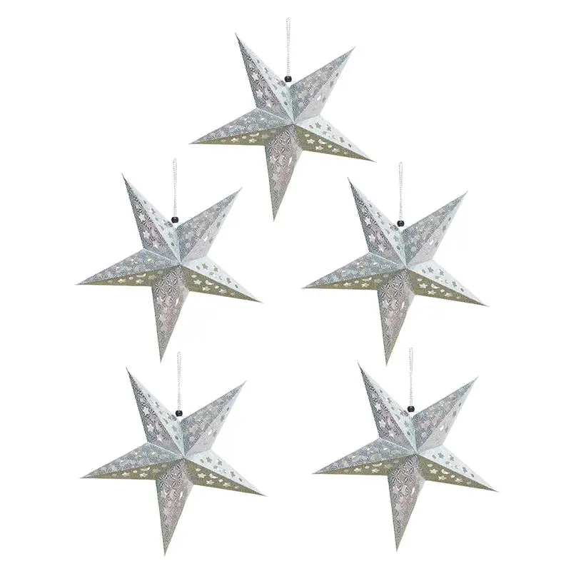 5 шт. 30 см декоративный потолочный светильник в виде звезды|Фонари| |