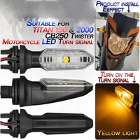 motorcycle led turn signal lights lamps side indicator for honda titan 150 titan 2000 cb250 twister motorcycle accessories