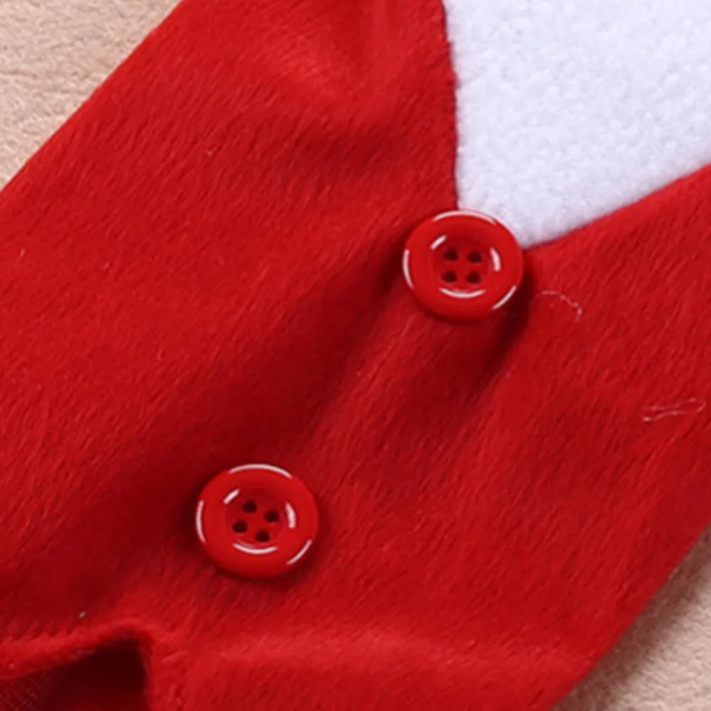 Рождественская бутылка вина набор Санта Клаус кнопка декоративная крышка одежда