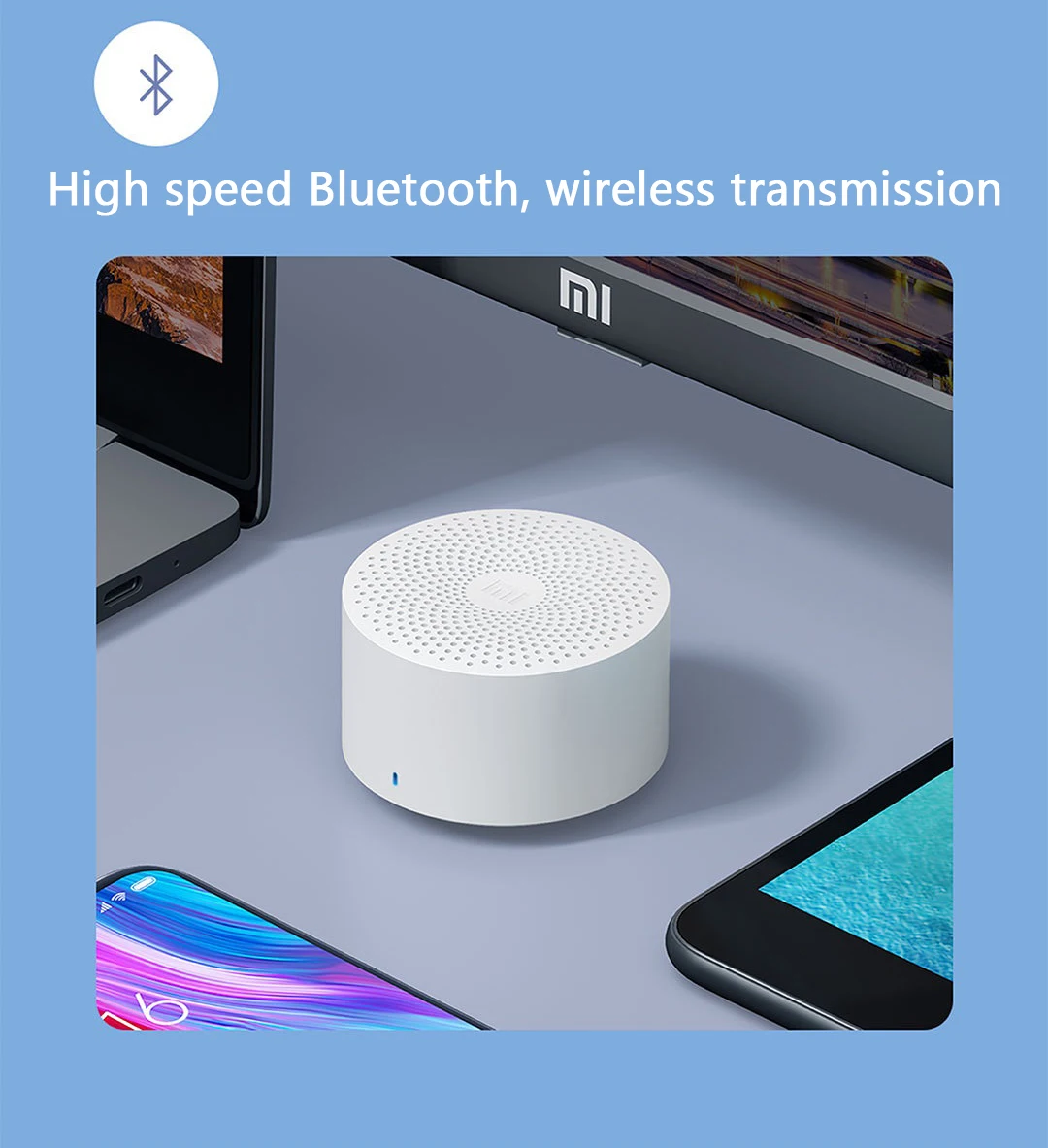 Xiaomi Xiaoai портативный Bluetooth беспроводной динамик AI «умное» Голосовое управление модный мини-динамик