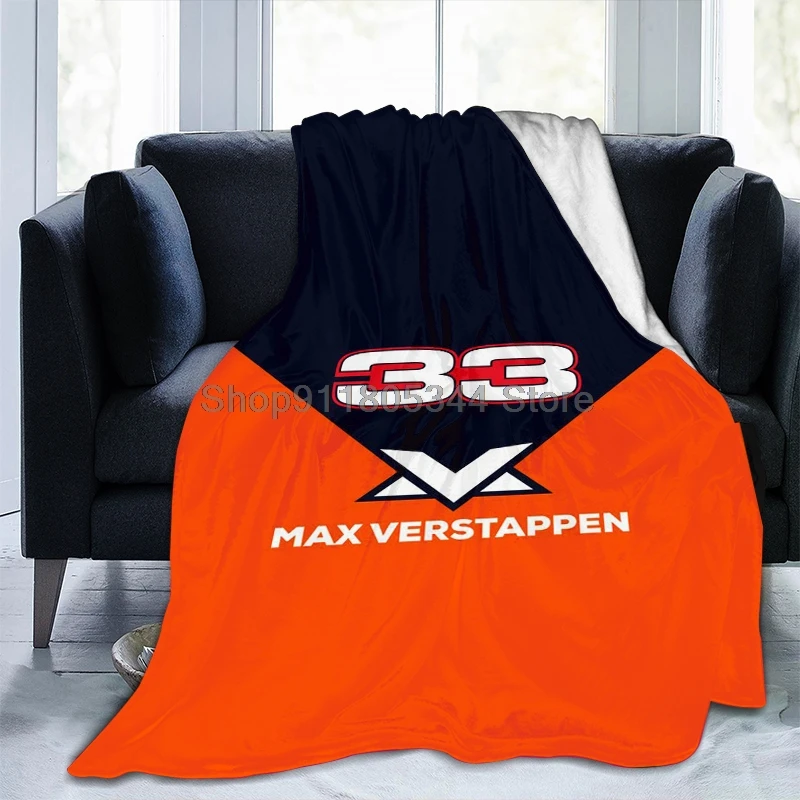 

A F1 Racer 33 Number Throw Blanket Fuzzy Warm Throws for Winter Bedding 3D Printing Soft Micro Fleece Blanket