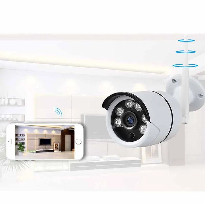 

Беспроводная IP-камера для дома и улицы, водонепроницаемая камера видеонаблюдения с поддержкой Wi-Fi, 720P, 1080P, 2 МП, Радионяня