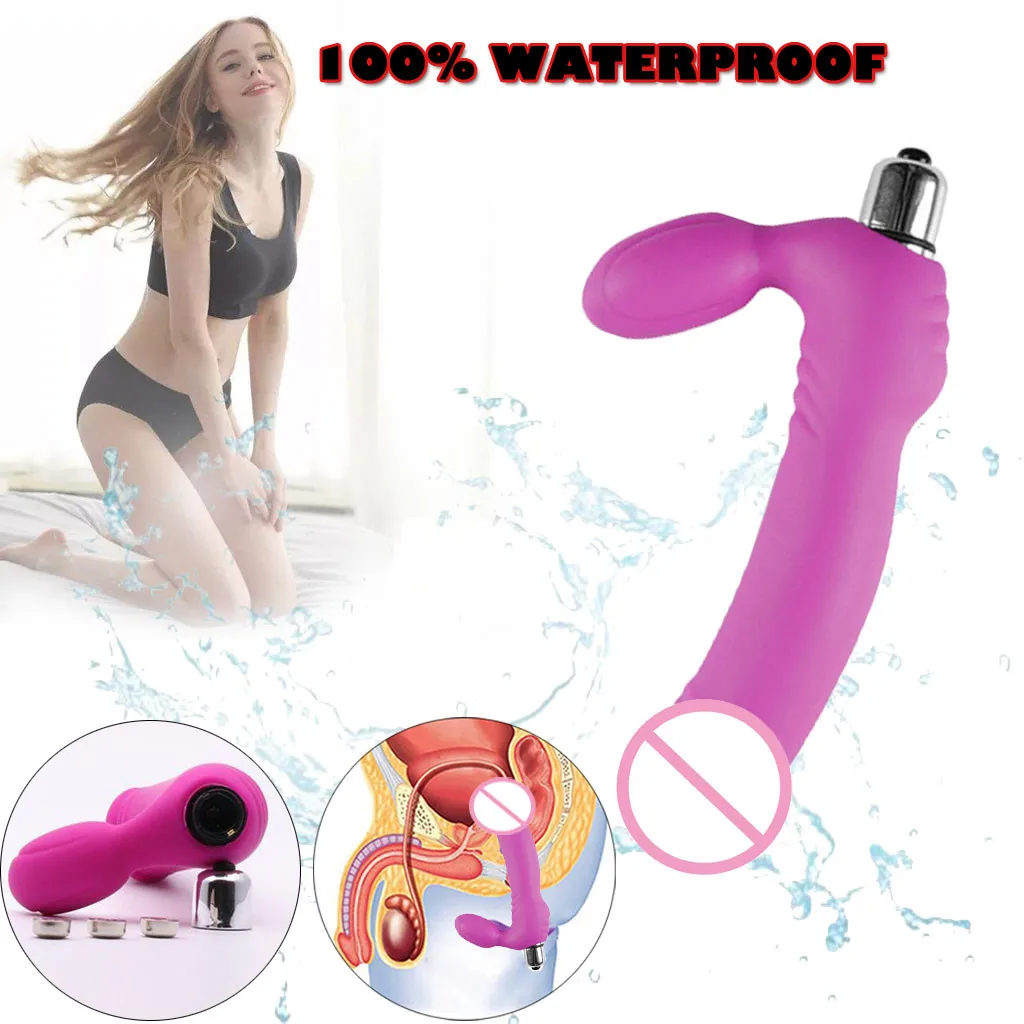 Мужской фаллоимитатор массажер простаты вибрация Анальная пробка для мужчин гей