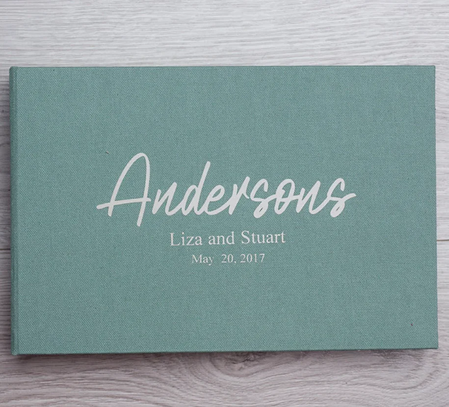 

Instax album unique Wedding journal Custom monogram baby shower aniversary Guestbook Hardcover personalize birthday sign in book