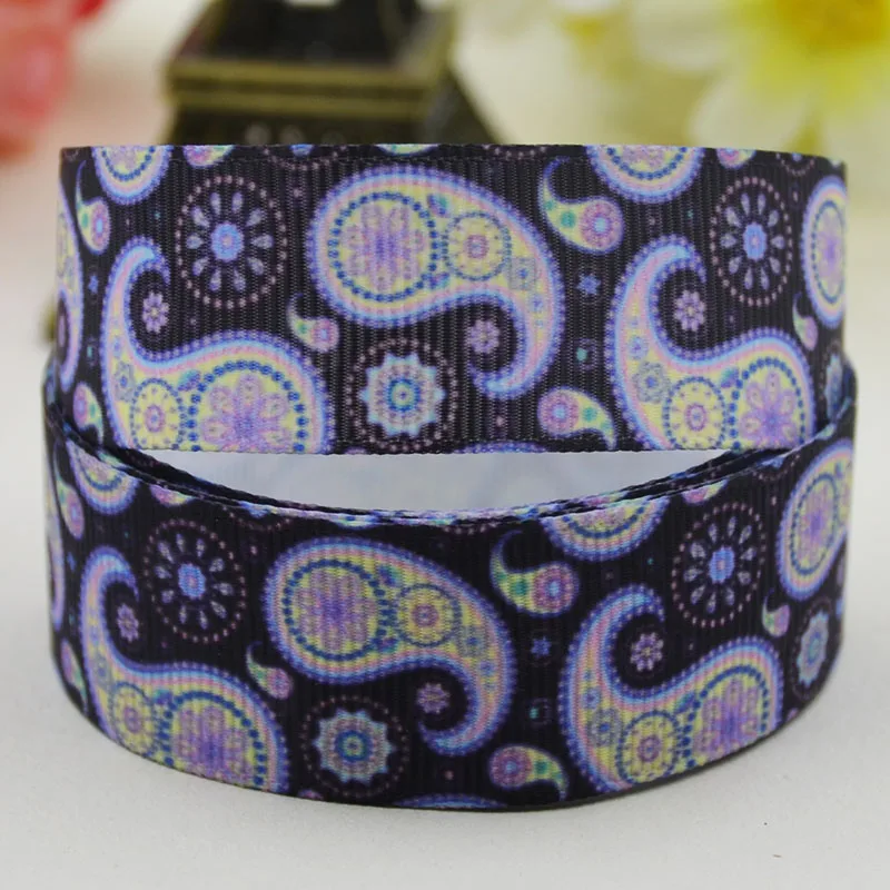 7/8 'དྷ мм 1&quot 25 1 1/2 &quot38 3&quot 75 рисунок Пейсли из мультфильма grosgrain ленты вечерние