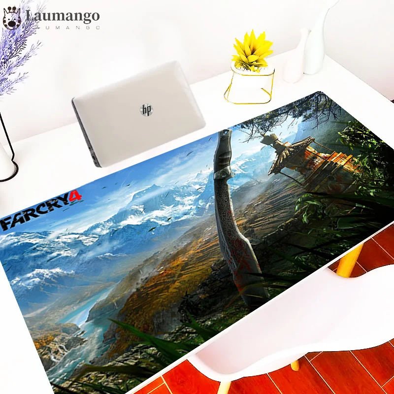 

Computer Laptop Gamer Keyboard Far Cry Mousepad Gaming accessories Large 900x400 Deak Mat for Cs Go LOL Dota2 Carpet Mouse Pad