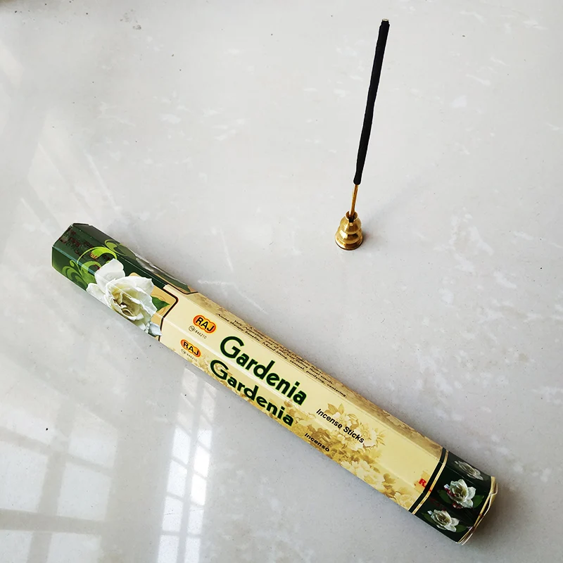 F гардения ладан палочки одна маленькая коробка Индийские благовония Тибетский