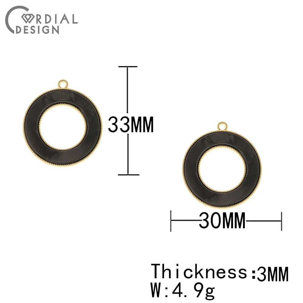 

Cordial Design 50Pcs Jewelry Accessories/Hand Made/Resin Effect/DIY Making/Earring Pendants/Charms/Jewelry Findings & Components