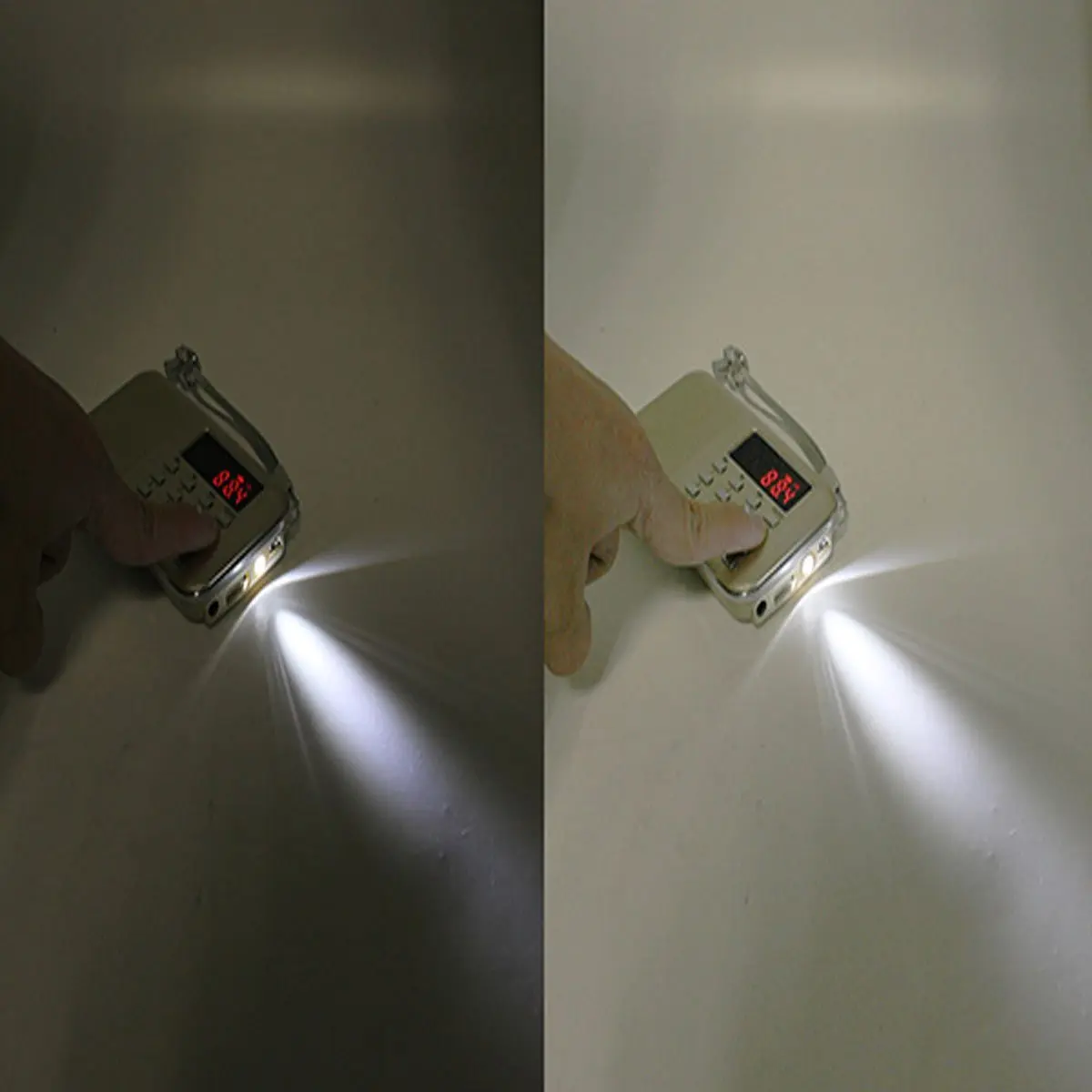 EONKO L-218 Super Bass HIFI FM-радио динамик с TF USB AUX фонариком перезаряжаемая батарея - купить