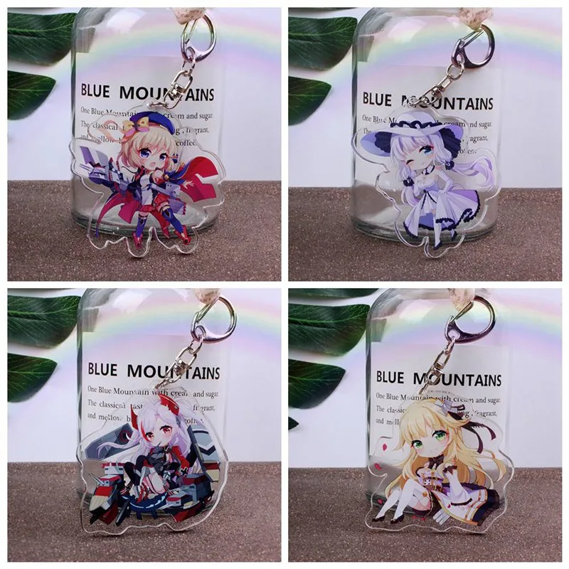 Одежда с надписью Tokyo Ghoul брелок милый Azur Lane Сайтама ключевая цепь кулон акриловые