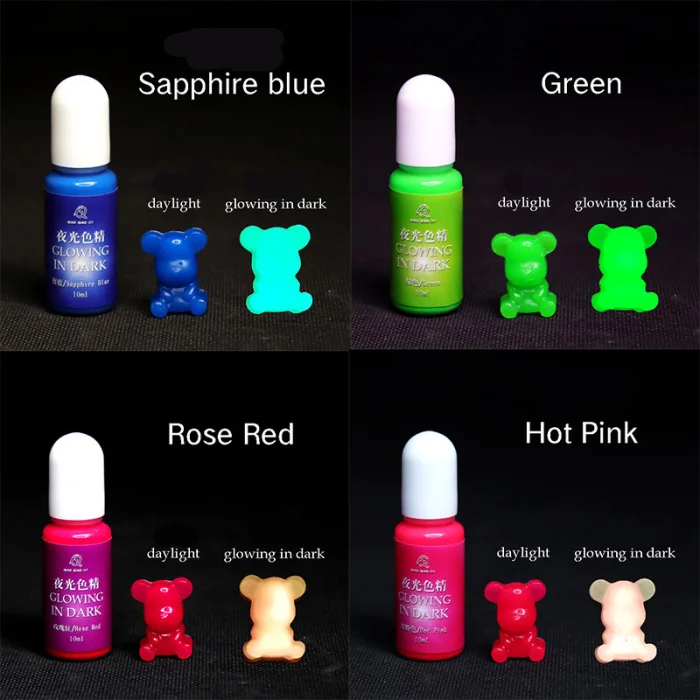 10-color Luminous Color Set DIY Silicone Mold Coloring Pigment Tool CX17