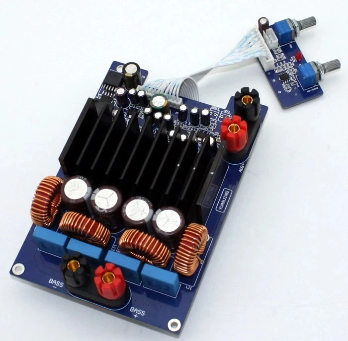 

OPA1632DR + TAS5630 + TL072 600w /4ohm Class D Digital Subwoofer Amplifier Board