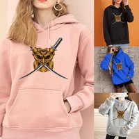 fashion hoodies womens oversized pocket harajuku street sports pullover monster series printed ladies long sleeve hoodie tops