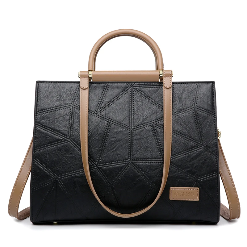 

Genuine Leather Women Square Totes 2021 New Fashion Shoulder Messenger Handbags Ladies Fashionable Purses Luxury Neverful Bag Gg