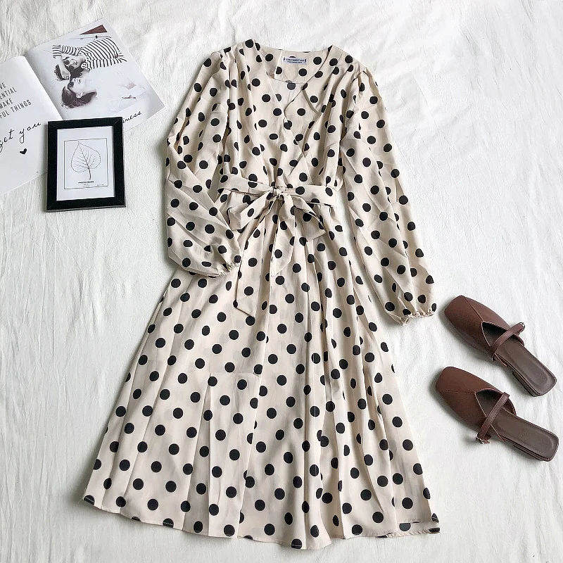 Женское летнее платье HISUMA с V-образным вырезом и рукавами-фонариками Бандажное